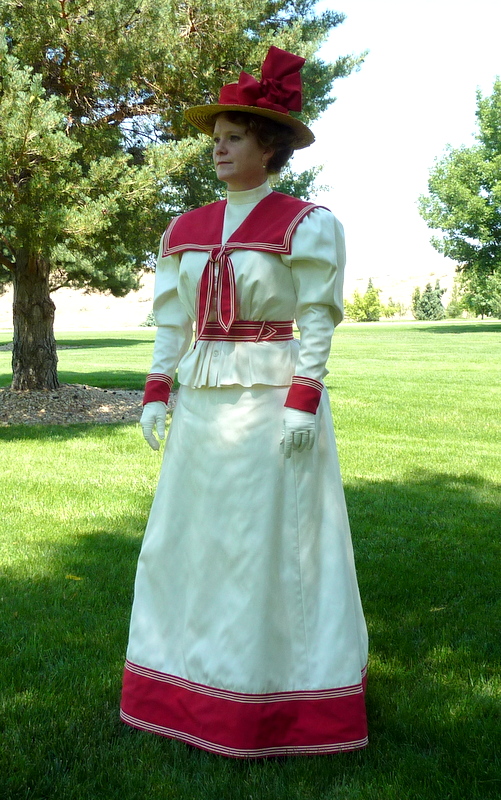 Beauty From Ashes: The Wearing of the 1896 FIT Sailor Dress