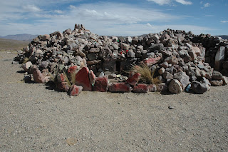 a votive altar on the puna, aconcagua