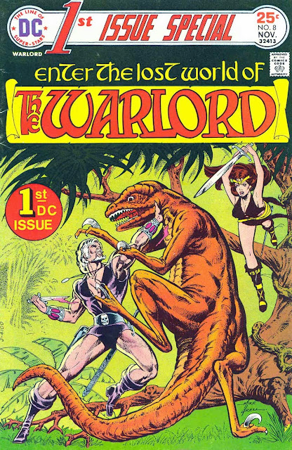 First Issue Special v1 #8, 1975 dc bronze age comic book cover by mike grell - 1st Warlord First Issue Special v1 #8, 1975 dc bronze age comic book cover by mike grell - 1st Warlord