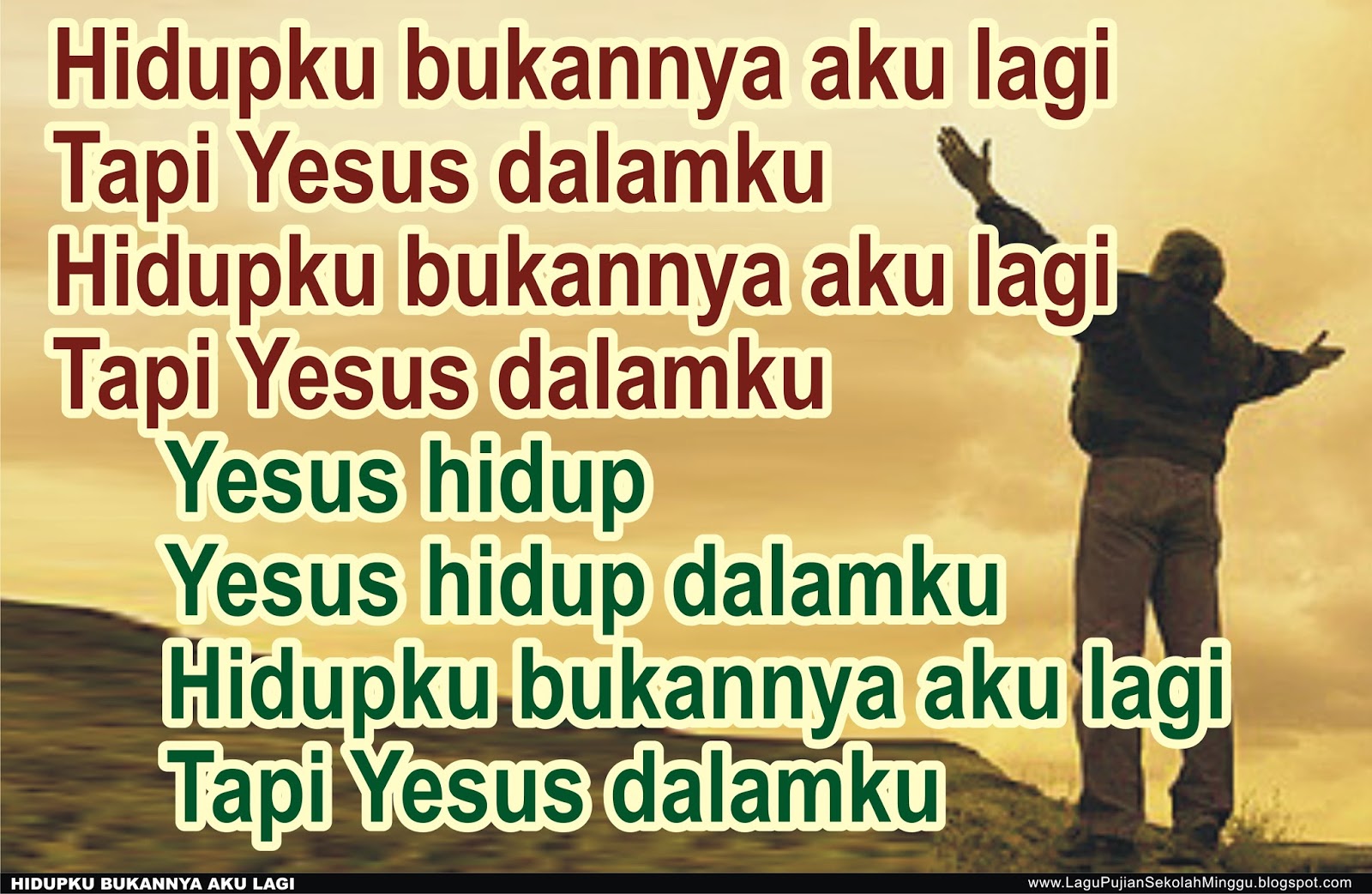 Lirik Lagu Pujian Rohani Kristen Sekolah Minggu Gereja Tuhan Yesus