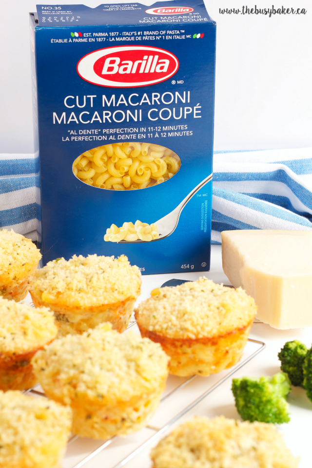Broccoli Mac and Cheese Muffins The Busy Baker