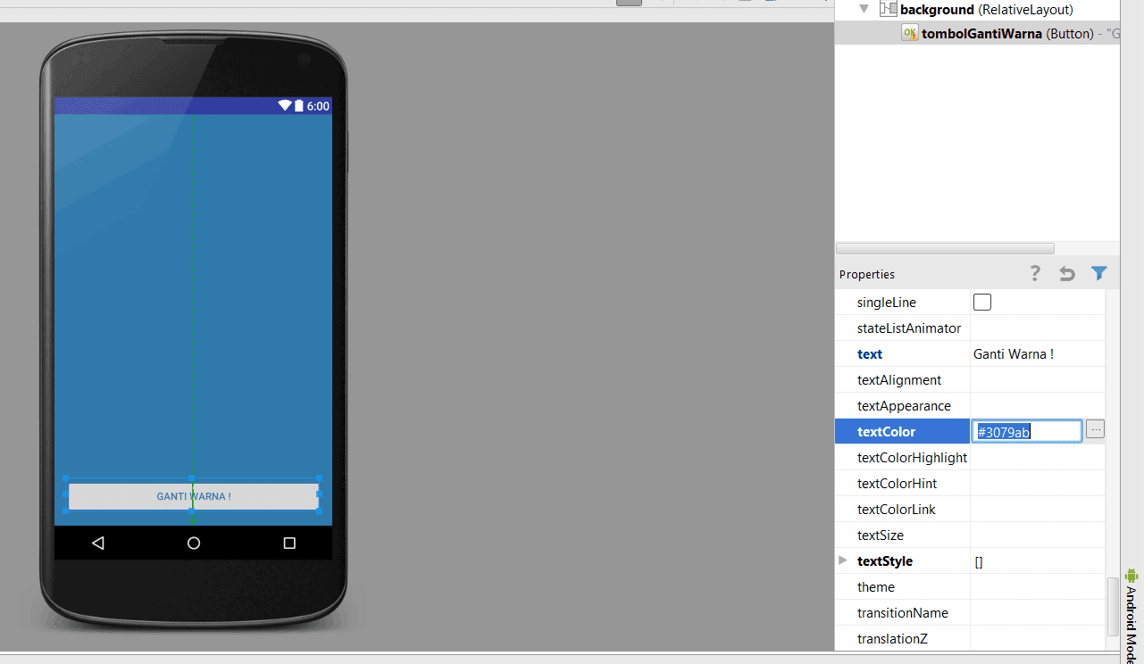 Membuat Aplikasi Android Dengan Android Studio | cara membuat home pada andoid studio android Membuat Aplikasi Android Dengan Android Studio | cara membuat home pada andoid studio android