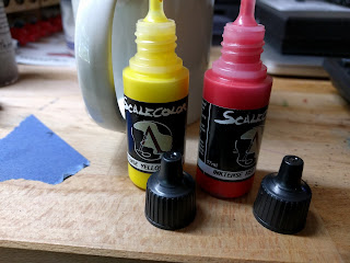 4:1 ratio Yellow and Red Inktensity Inks from Scale Color