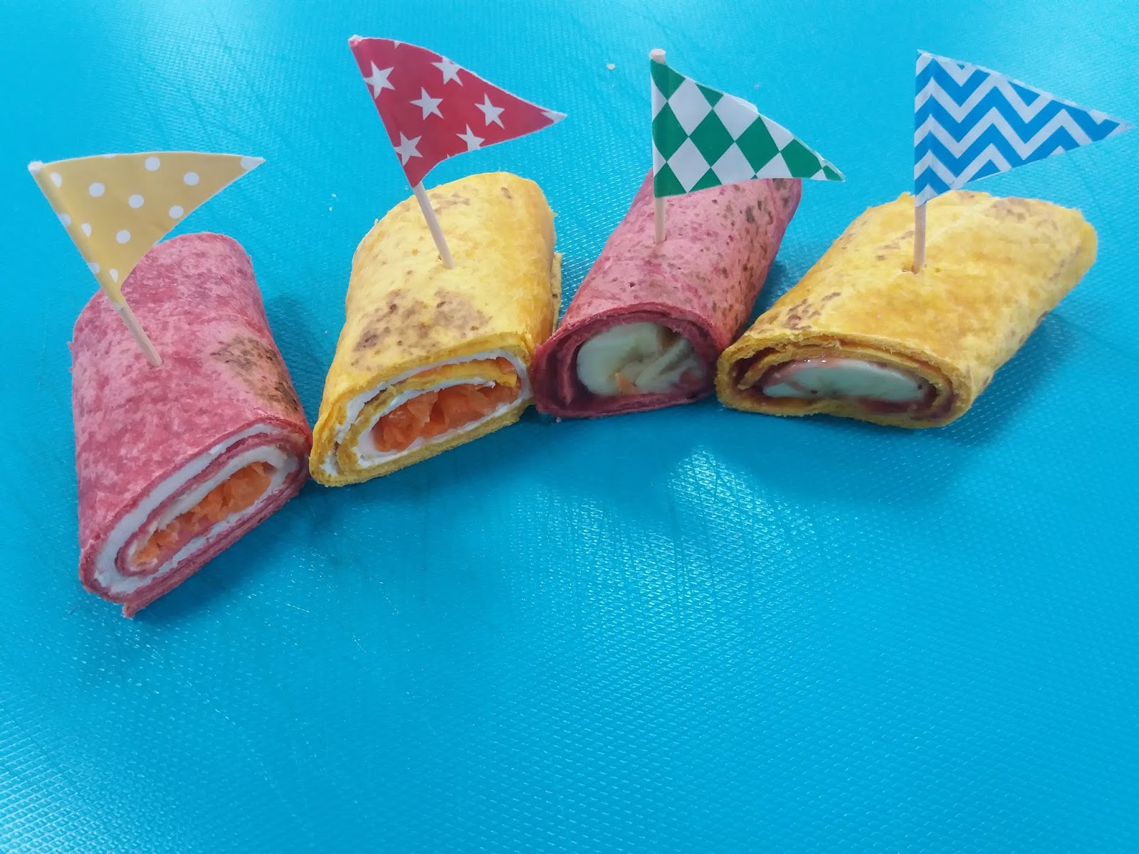 Plezier in de keuken Wraps met roomkaas/kipfilet en wortel en met