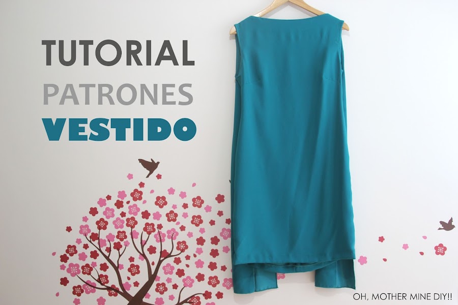 DIY Tutorial y patrones de vestido para boda para mujer. Blog de costura