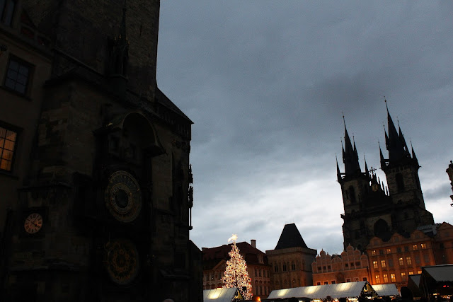 Christmas markets in Prague. Tips where to go so you see the less famous ones but equally as beautiful ones.