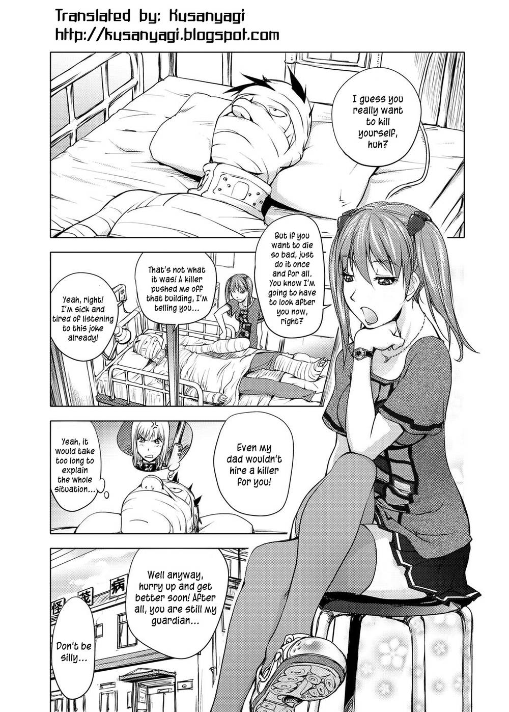 Hentai Manga Comic-Jisatsu Otoko no Nyuuin-Read-1