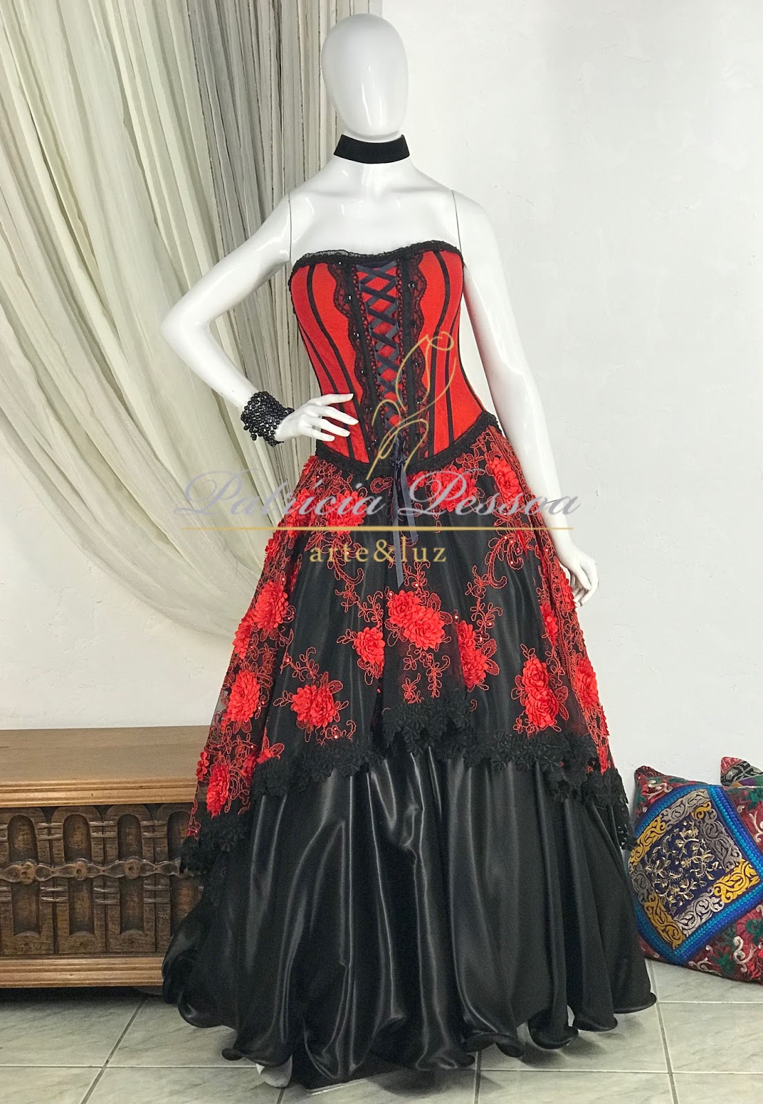 Vestido de pomba gira dama da noite discount