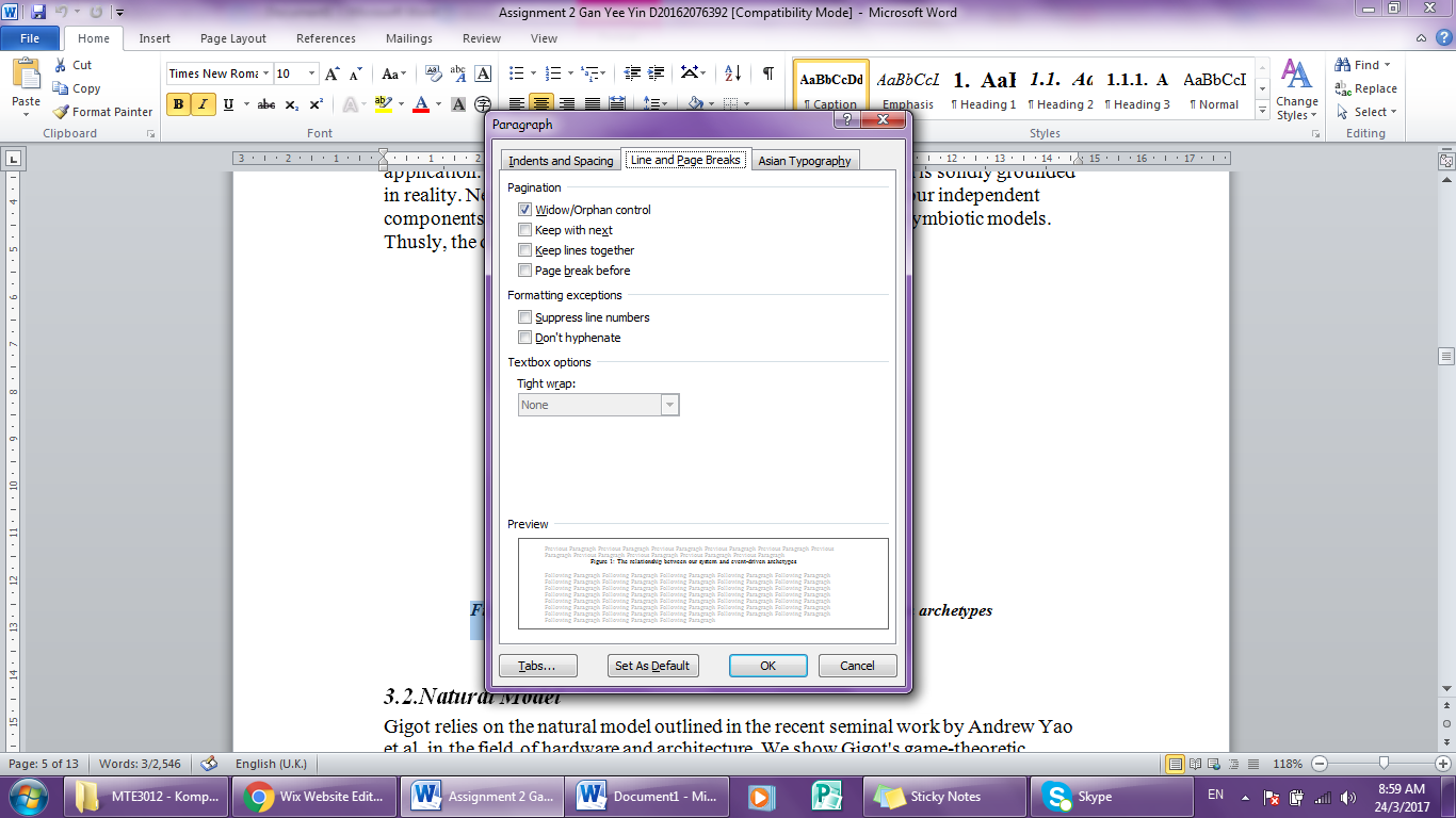 live for others essay partner