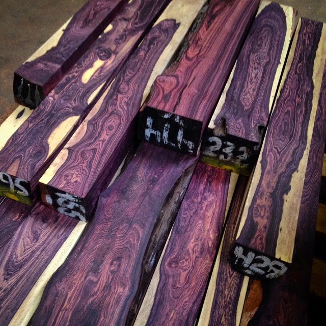 Tropical Exotic Hardwoods Mexican Kingwood logs!