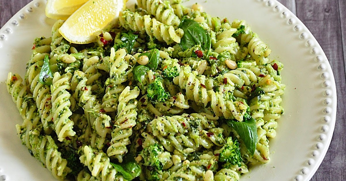 Broccoli Basil Pesto Pasta | Spill the Spices