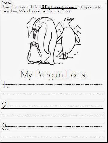 Penguin facts homework picture