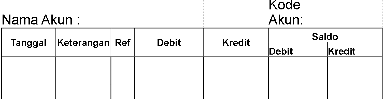 e DUCOUNTING Posting Pencatatan dari Jurnal Umum ke Buku