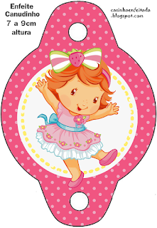 Kit para Fiesta de Strawberry Shortcake Bebé para Imprimir Gratis. Kit para Fiesta de Strawberry Shortcake Bebé para Imprimir Gratis.