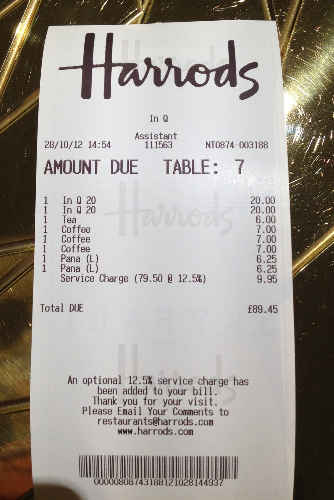 Ladies who do lunch in Kuwait Go to Harrods, Drink Coffee and Get