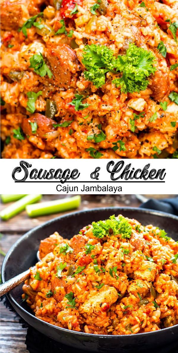 Sausage & Chicken Cajun Jambalaya Think food