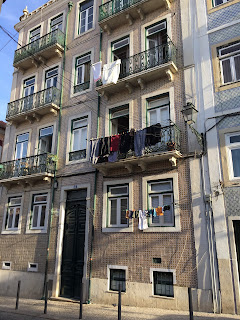 I don't know why but I love taking pictures of laundry drying on balconies