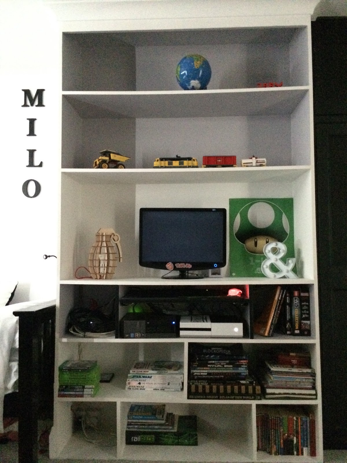 The boys bedroom before & after the white approach