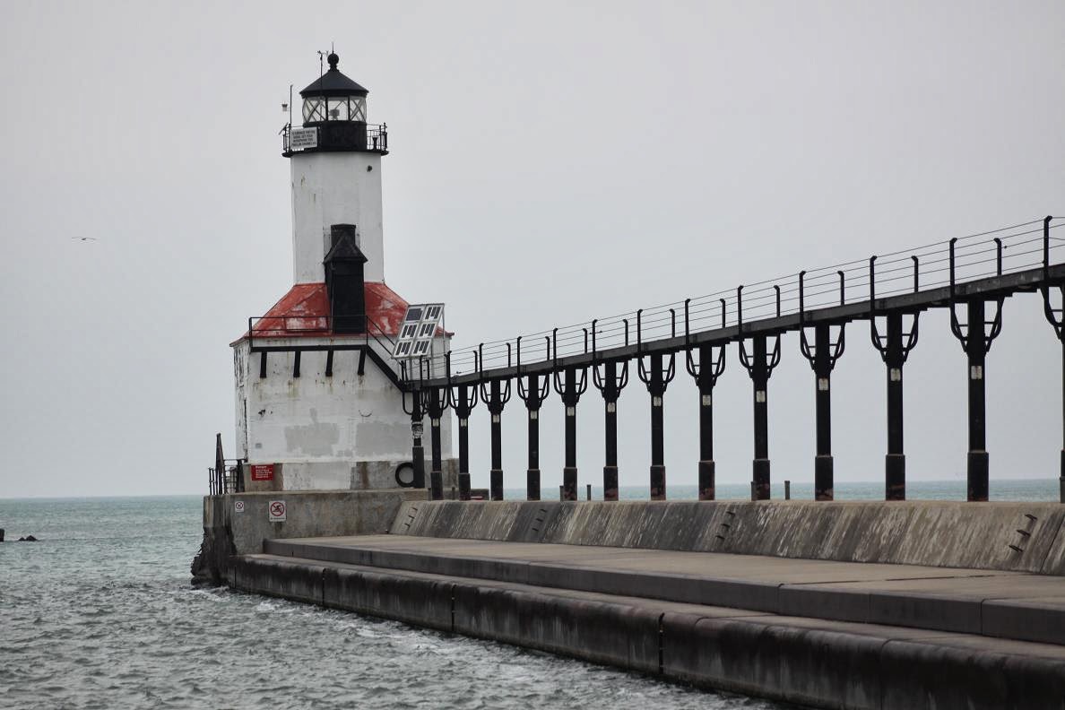 Michigan Exposures: Michigan City East Light