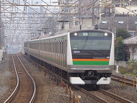 宇都宮線 普通 小金井行き E233系(毎日5本だけ運行)