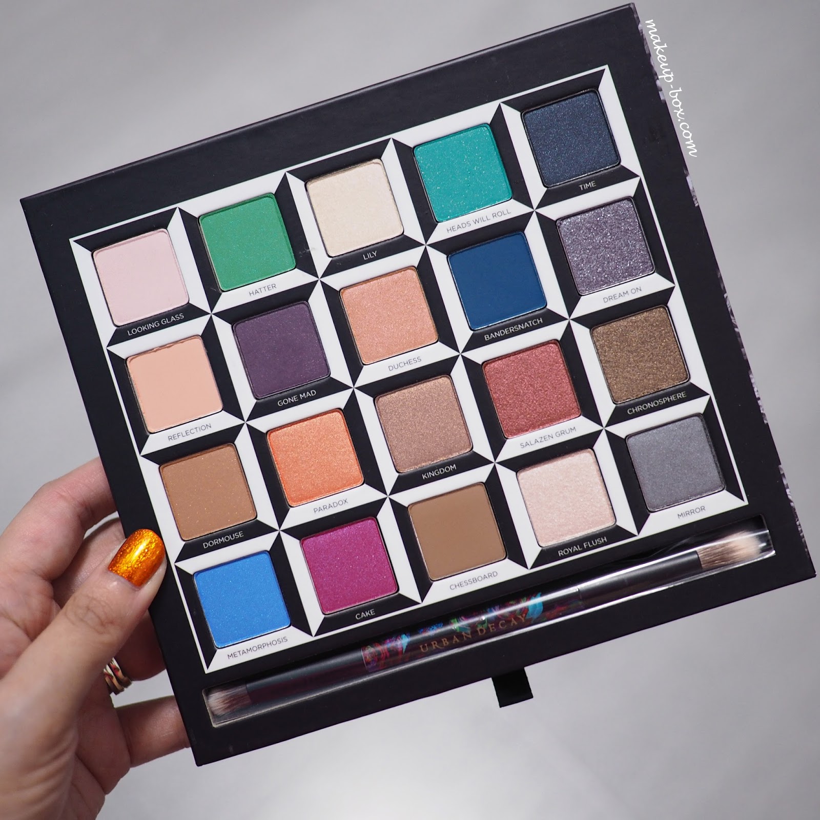 The Makeup Box Urban Decay Alice Through The Looking Glass palette