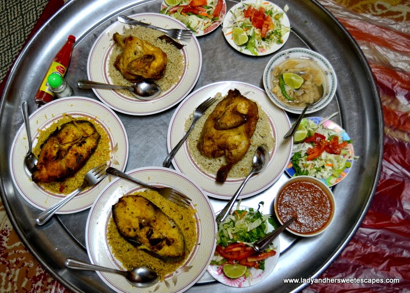 Omani Food at Bin Ateeq restaurant