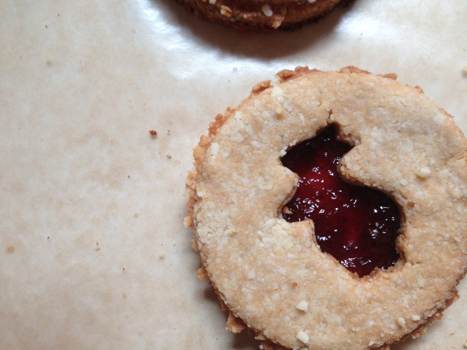 Almond Flour Linzer Cookies