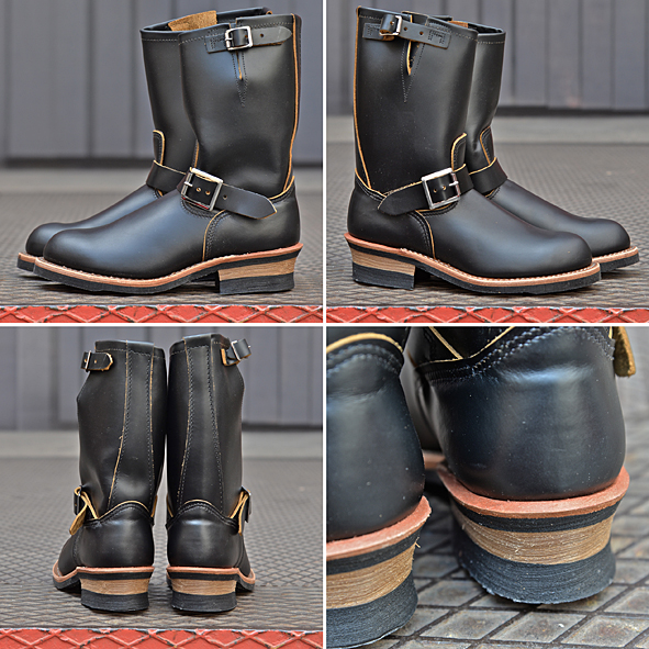 red wing steel toe engineer boots