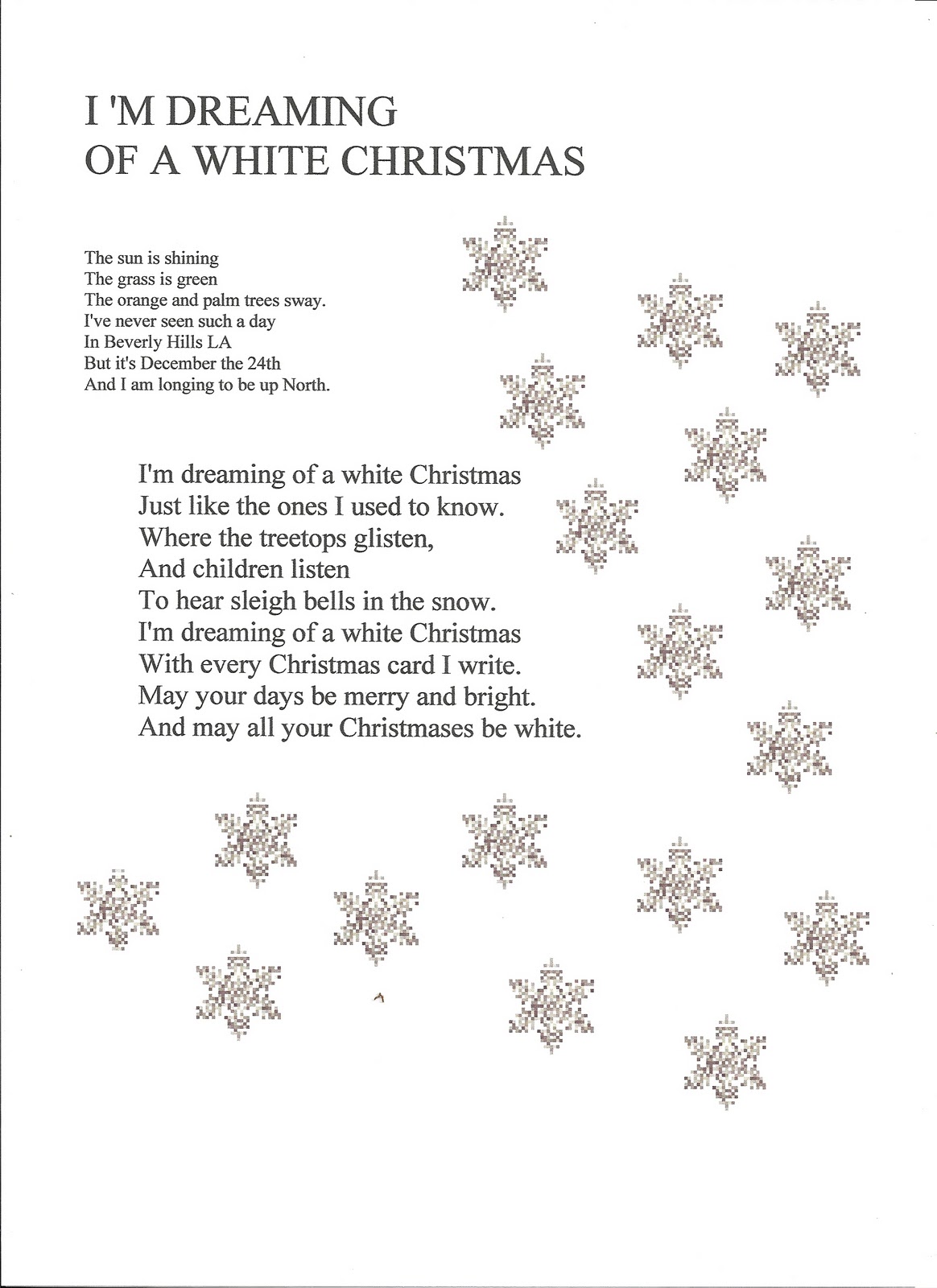 evodammer I'm Dreaming Of A White Christmas