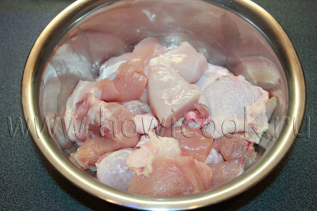 рецепт шашлыка из курицы в луково-чесночном маринаде с пошаговыми фото
