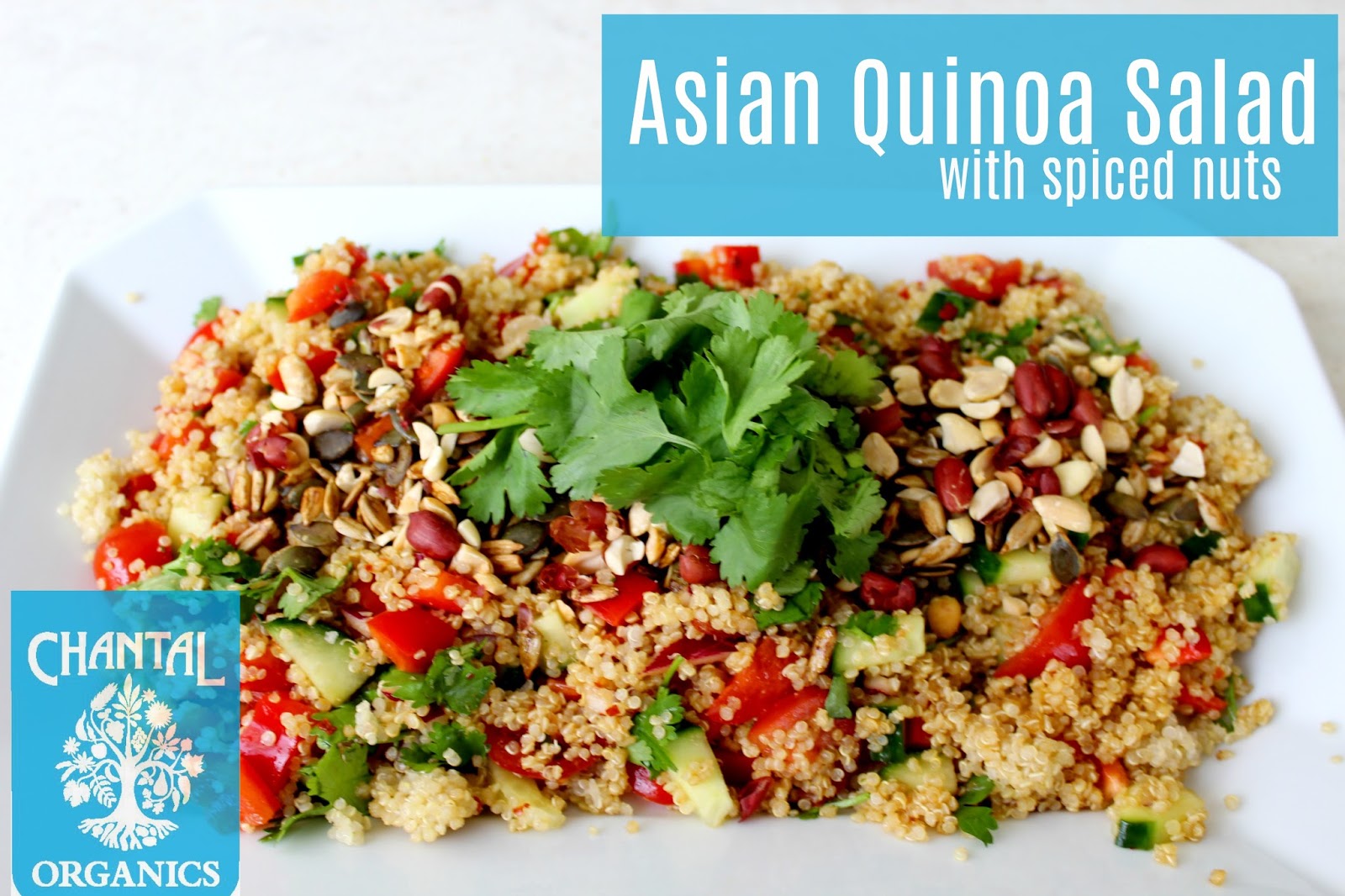 Asian quinoa salad.
