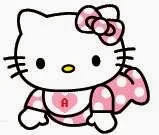 Alfabeto Hello Kitty bebé A.