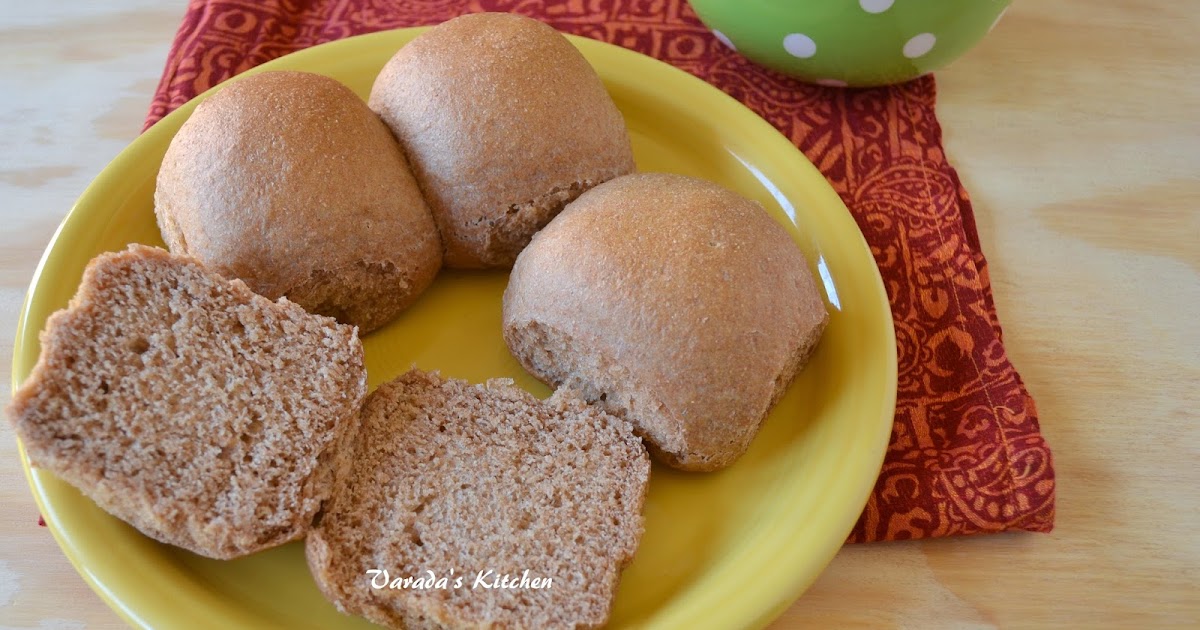 Eggless 100 Whole Wheat Laadi Pav / Dinner Rolls