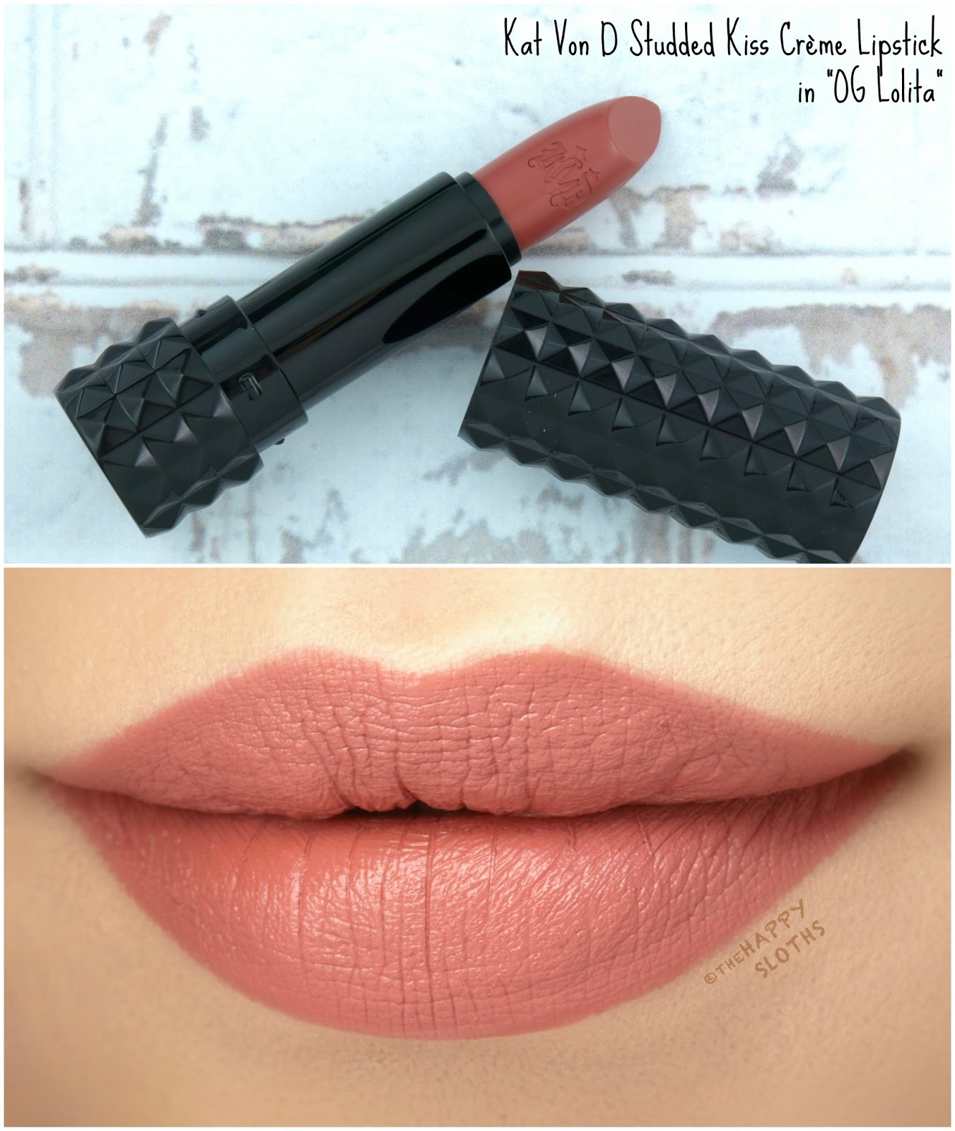 Penneven Frastøde forholdsord Kat Von D | *NEW* Studded Kiss Crème Lipstick: Review and Swatches | The  Happy Sloths: Beauty, Makeup, and Skincare Blog with Reviews and Swatches