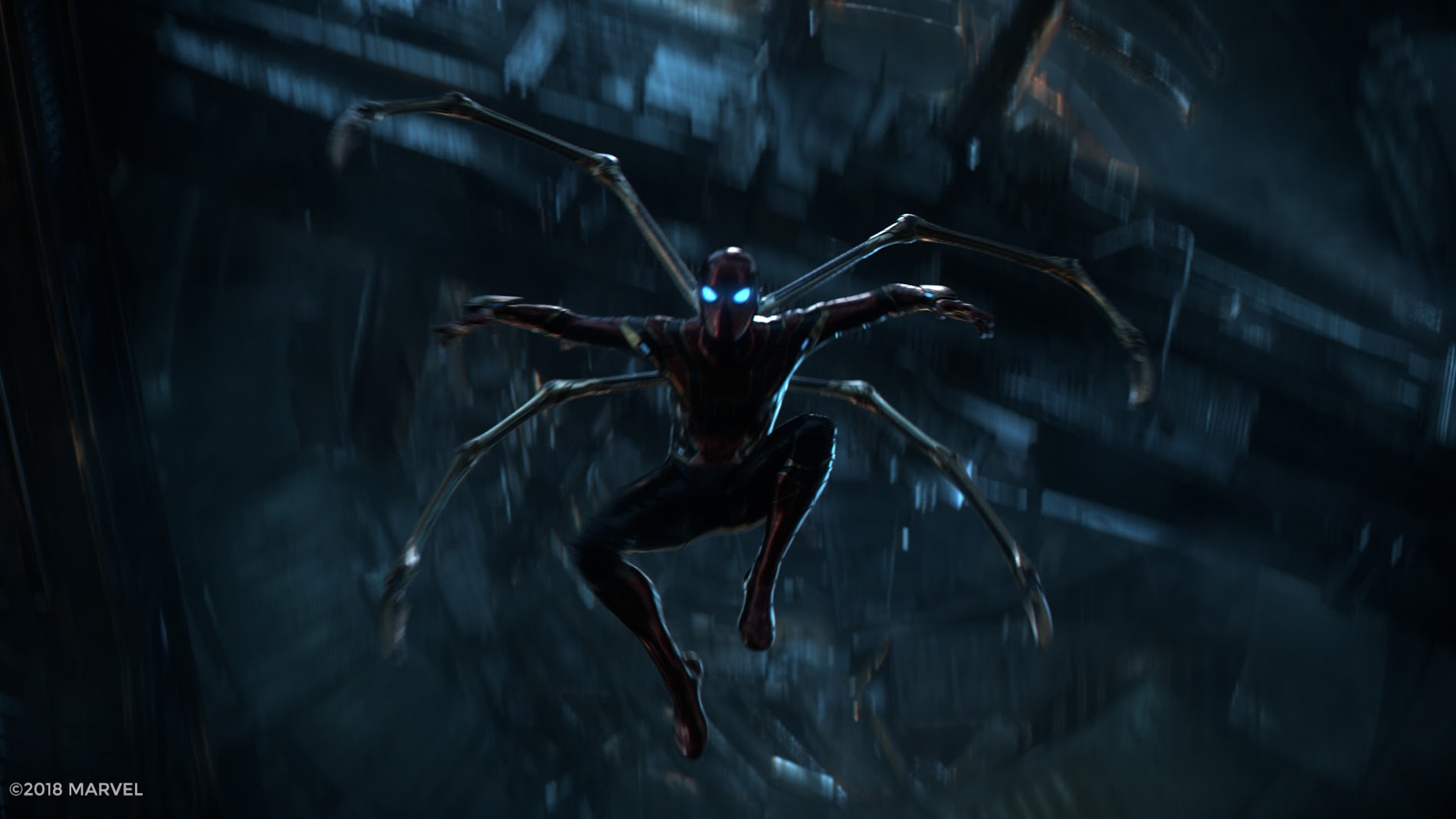 Spider man Iron Spider Suit Infinity War Wallpaper Spider man Iron Spider Suit Infinity War Wallpaper