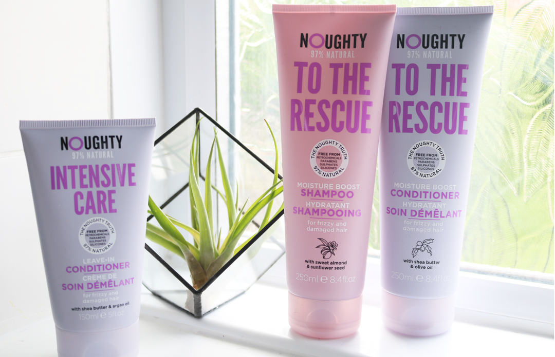 Noughty Haircare - To The Rescue Shampoo & Conditioner + Intensive Care Leave-in Conditioner review