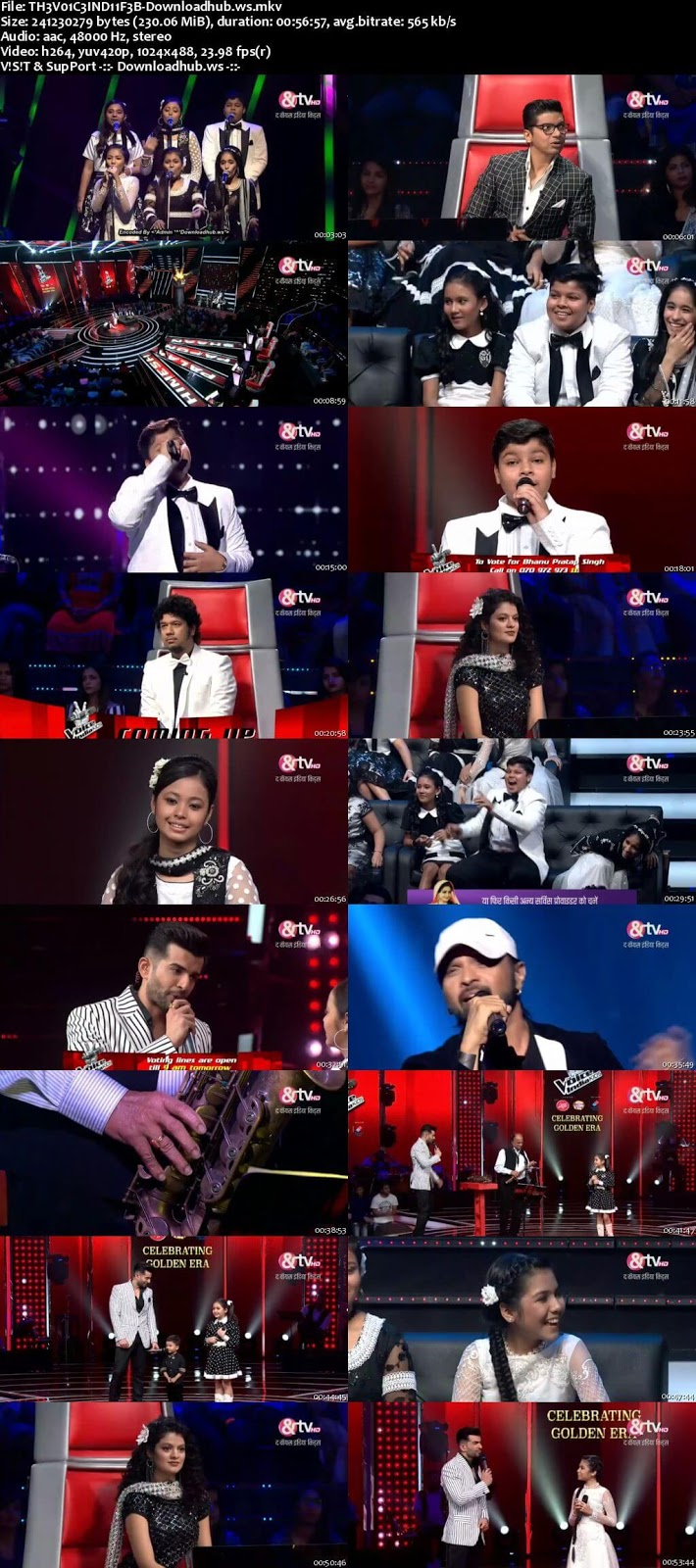 The Voice India Kids 2 11 February 2018 Episode 28 HDTV 480p