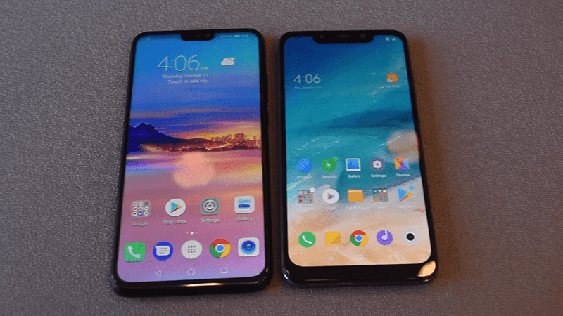 Screen comparison Screen comparison