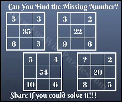 Very Tough Maths brain teaser picture puzzle