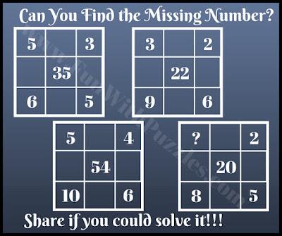 Very Tough Maths brain teaser picture puzzle