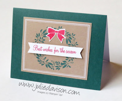 Stampin' Up! Hello Friend Card Kit Christmas Makeover ~ www.juliedavison.com