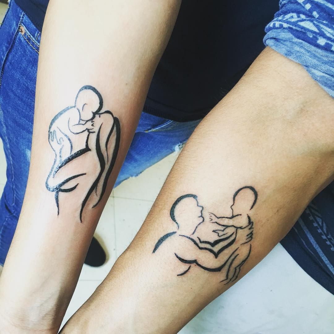 Heartfelt Son & Daughter Tattoo Ideas for Dad