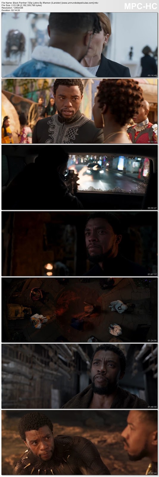 Capturas de la película.