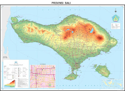 Peta Administrasi Provinsi Bali tahun 2002 Peta Administrasi Provinsi Bali tahun 2002