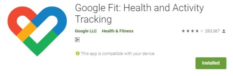 best fitness app google fit