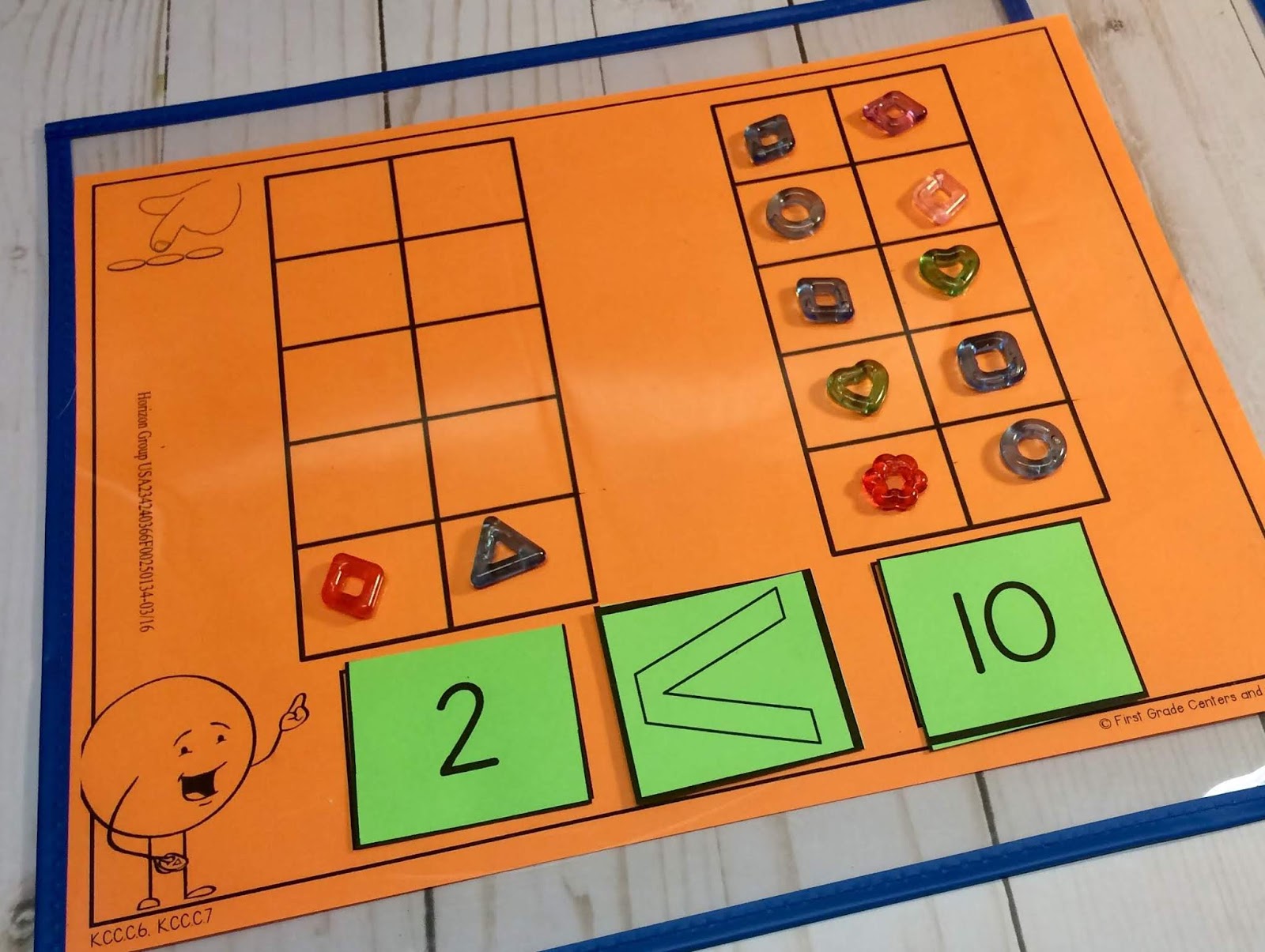 Guided Math Mats for Kindergarten First Grade Centers and More