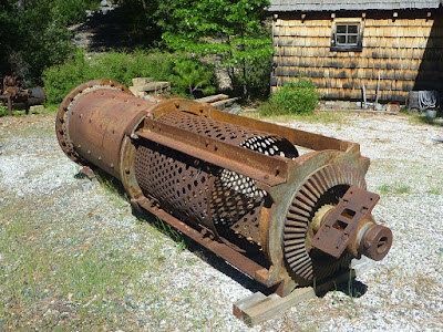 Trommel with miners cabin in background trommel for gold mining