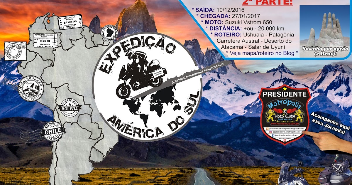 Cordilheira dos Andes Viagem de Moto por 4 paises em uma Tenere