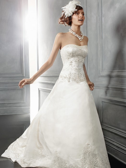 DOWN THE AISLE: Casablanca bridal gowns ~ Deliciously customizable ...