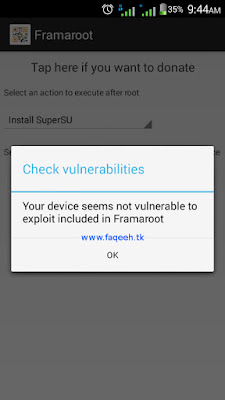 Gagal root dengan Framaroot, SuperSU tidak dapat diinstall, muncul pesan Your device seems not vulnerable to exploit included in Framaroot